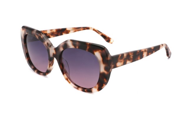 Acetate Sunglasses CSA3006 Pink Demi Tortoise